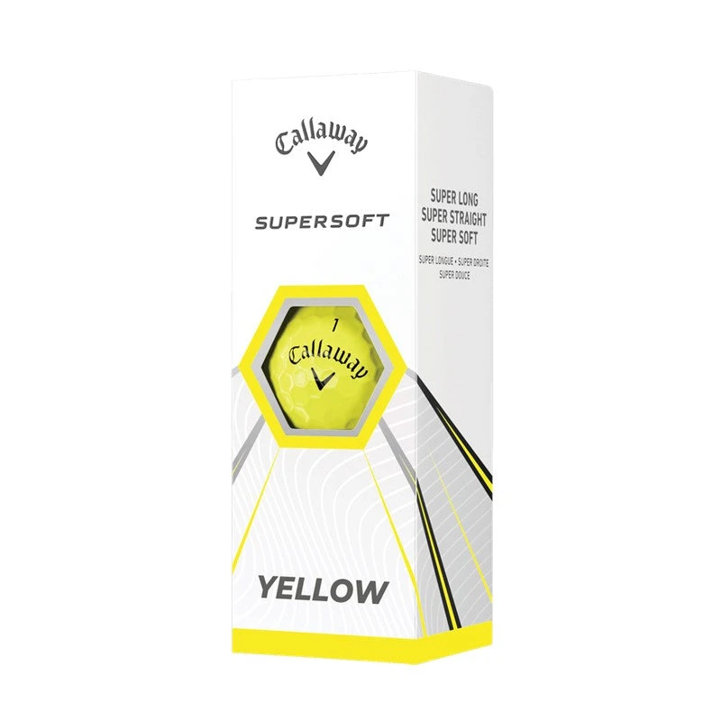 Callaway Supersoft Golf Balls Yellow 21 4 Callaway Supersoft Golf Balls Yellow 21 - Image 2