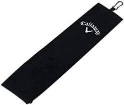 Callaway Tri-Fold Towel 16"x21" Black