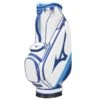 Mizuno Tour Staff Cart Bag 22 5W White Blue -Golf Essentials BTSTAFFCRT003 L