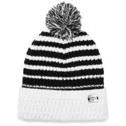 Callaway Pom Pom Beanie BLACK/WHITE