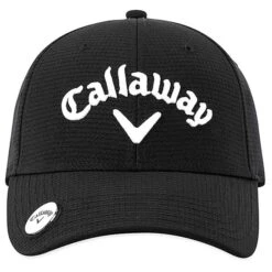 Callaway Gents Stitch Magnet Adj Cap Black -Golf Essentials CA22H0309001 2 L