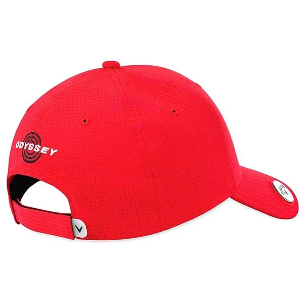 Callaway Gents Stitch Magnet Adj Cap Red 4 Callaway Gents Stitch Magnet Adj Cap Red - Image 2