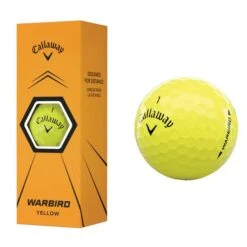 Callaway Warbird Golf Balls Yellow 2022 (2 Dozen €35) -Golf Essentials Callaway21WarbirdYellowSleeve Max Quality