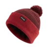 PING MEN'S HEWITT BOBBLE KNIT HAT Black/Red -Golf Essentials P03559 HEWITT BLACK RED FRONT