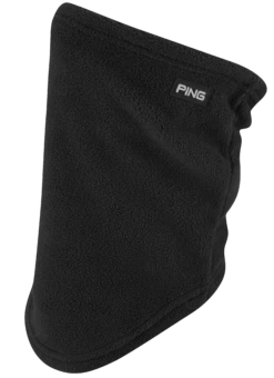 Ping Logo Neck Warmer II Black -Golf Essentials P03562 PING NECK WARMER 2 BLACK FRONT 1