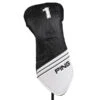 Ping Core Driver Headcover 214 White Black -Golf Essentials PI22H0401001 L