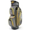 Powakaddy DLX-Lite Cart Bag Gunmetal Yellow -Golf Essentials PW22A0304001 L