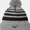 MIZUNO BREATH THERMO POM POM BEANIE GREY -Golf Essentials S52GW2502 05 Grey 1