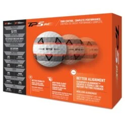 TaylorMade TP5 Pix 2.0 Golf Balls Dozen White (2 Dozen €90) -Golf Essentials TA21D0103001 2 L