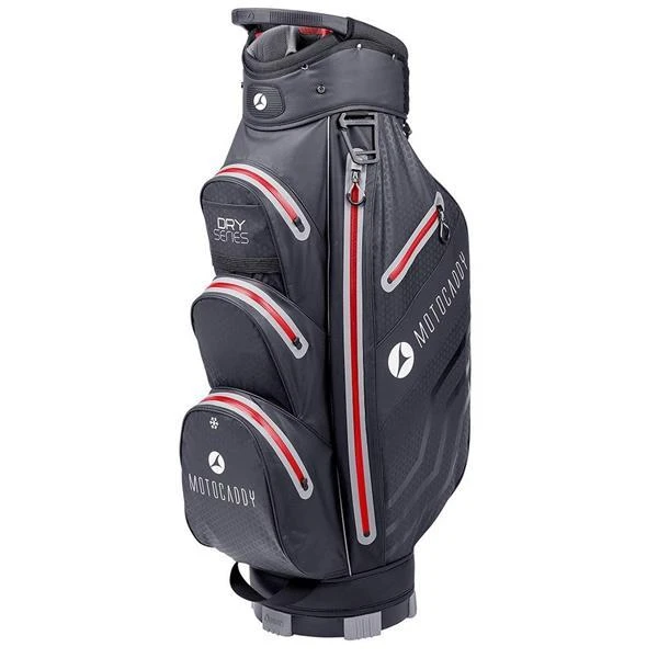 Motocaddy Dry Series Cart Bag Charcoal/Red 3 Motocaddy Dry Series Cart Bag Charcoal/Red