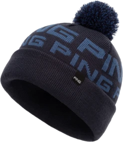 Ping Logo II Bobble Hats Navy/Blue