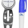Longridge PITCHFORK BALL LINE UP & PEN SILVER -Golf Essentials mg 8011 1
