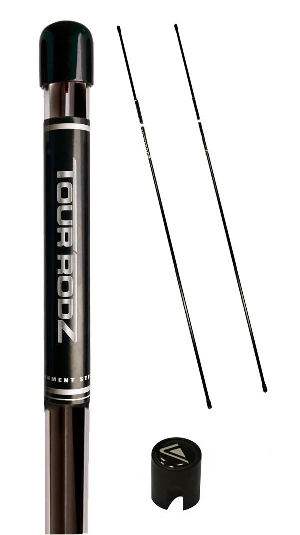 Longridge TOUR RODZ ALIGNMENT STICKS - 2pCS Black 3 Longridge TOUR RODZ ALIGNMENT STICKS - 2pCS Black