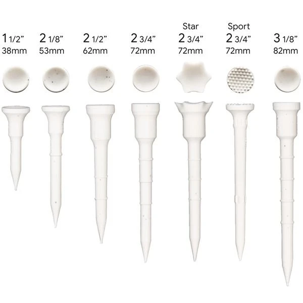 Lignum 72mm Tees 12pk - Hitting Green 5 Lignum 72mm Tees 12pk - Hitting Green - Image 3